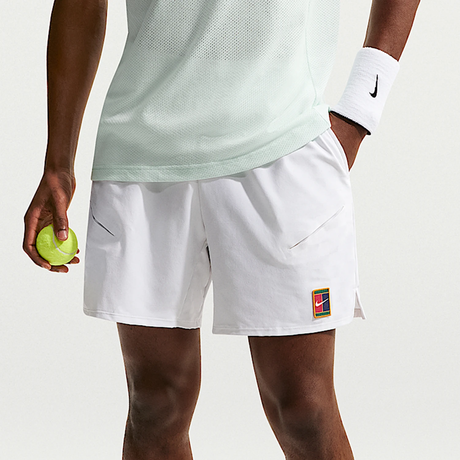 Nike genuine Dri FIT men's breathable mid waist elastic sports shorts IB1044-100