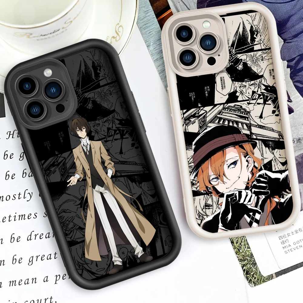 Anime Bungo Stray Dogs Cool Eye Ladder For Apple iPhone 15 14 13 12 11 XS XR X Pro Max Plus TPU Phone Case