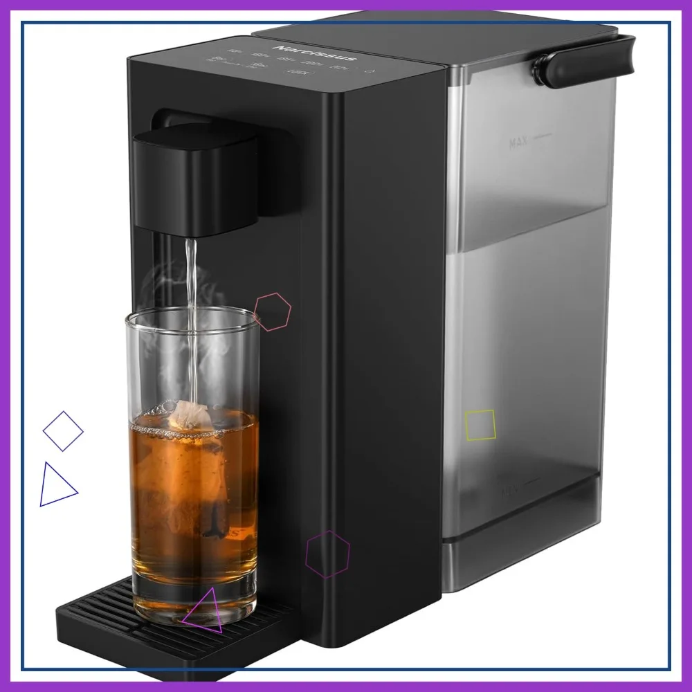 

Instant Hot Water Dispenser with Adjustable Temp & Volume, 100oz Removable Tank, BPA-Free for Quick Heating