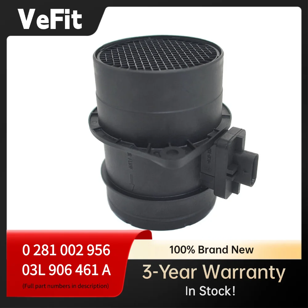 حسّاس كتلة تدفق الهواء MAF 0281002956 03L906461A لشركة فولكس فاجن جولف باسات تيجوان أودي A3 A4 2.0 TDI