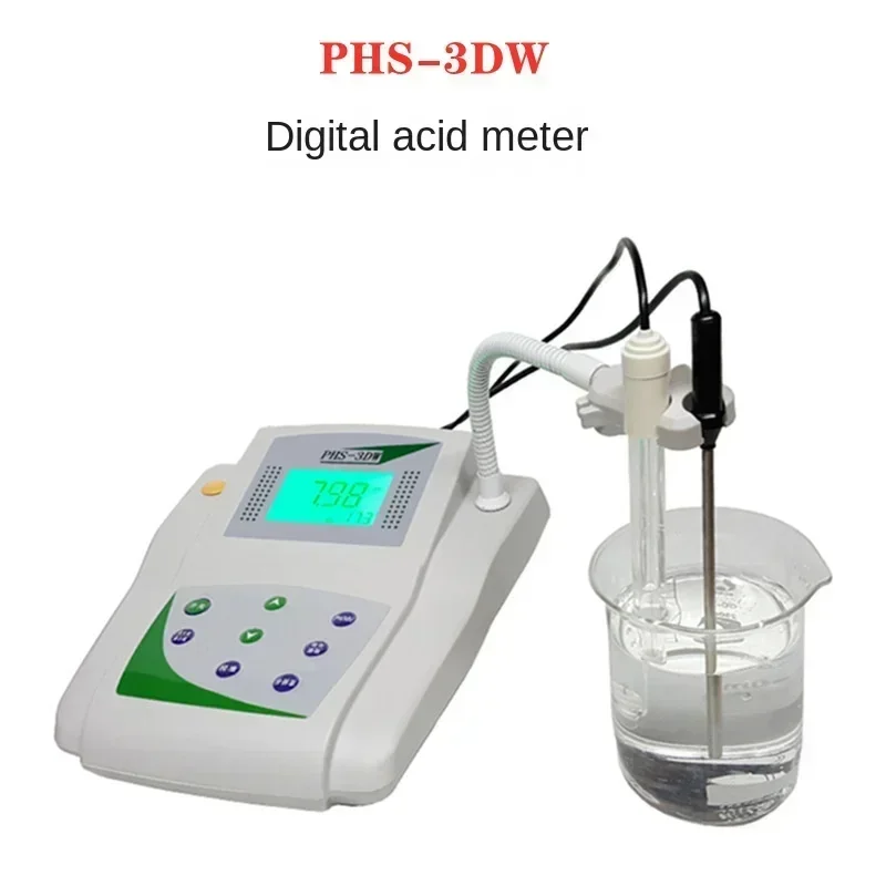 PHS-3DW Microcomputer-Type Digital Display PH Meter Desk Acidimeter Acid Salt Detector Temperature Automatic Compensation