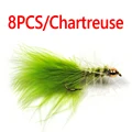 8pcs Chartreuse