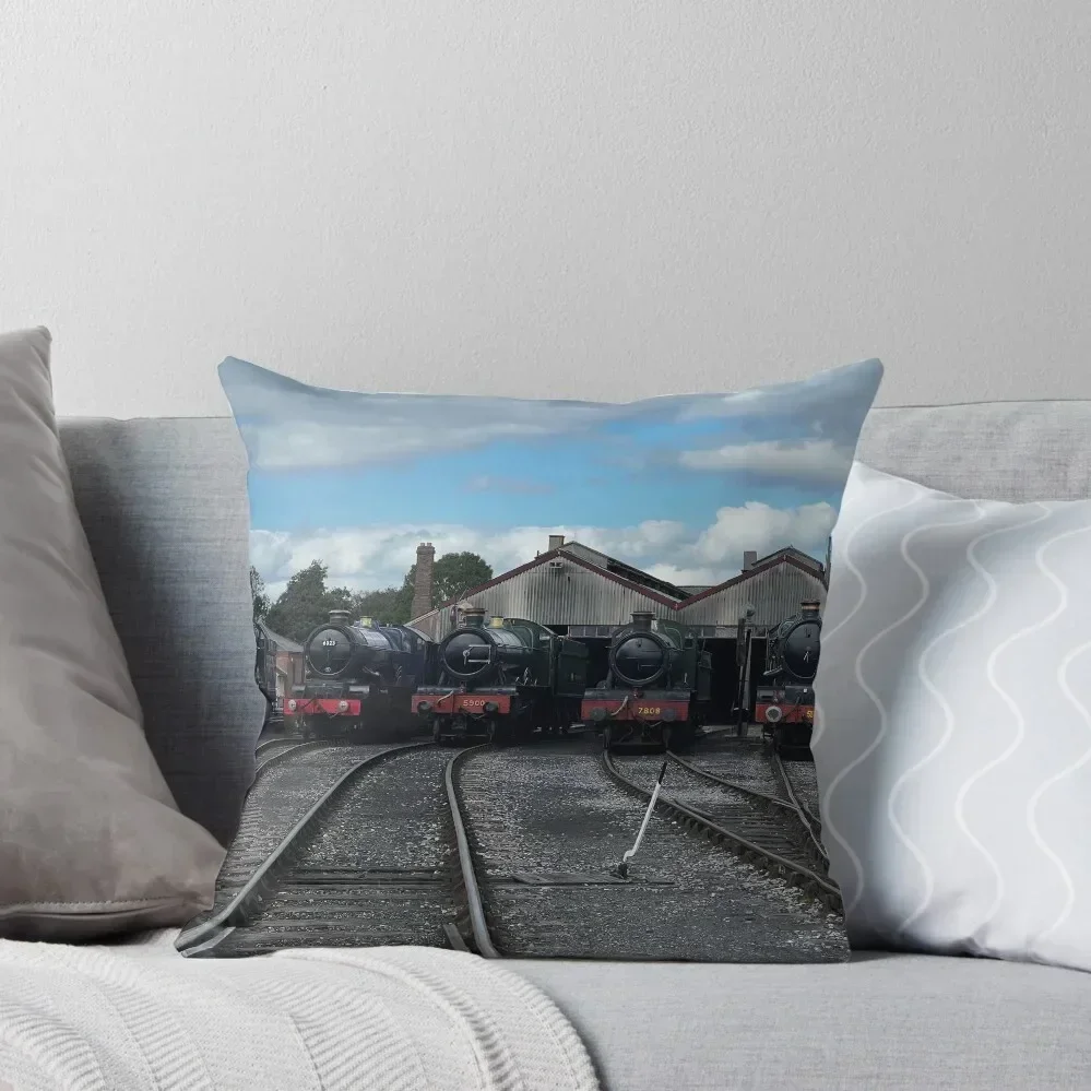 

Didcot railway centre line up Throw Pillow Cushions For Children Cushions Cover Luxury Sofa Cushions Home Decor pillow