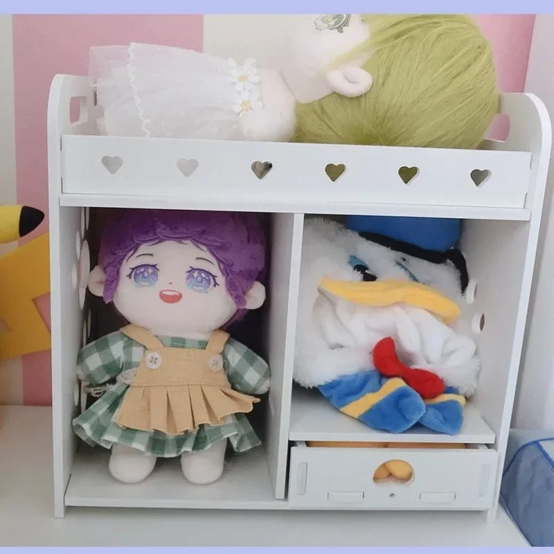 ドールハウスミニ家具寝室子供ままごとダブルベッド木製ファブリックベッドBJD人形ベッド