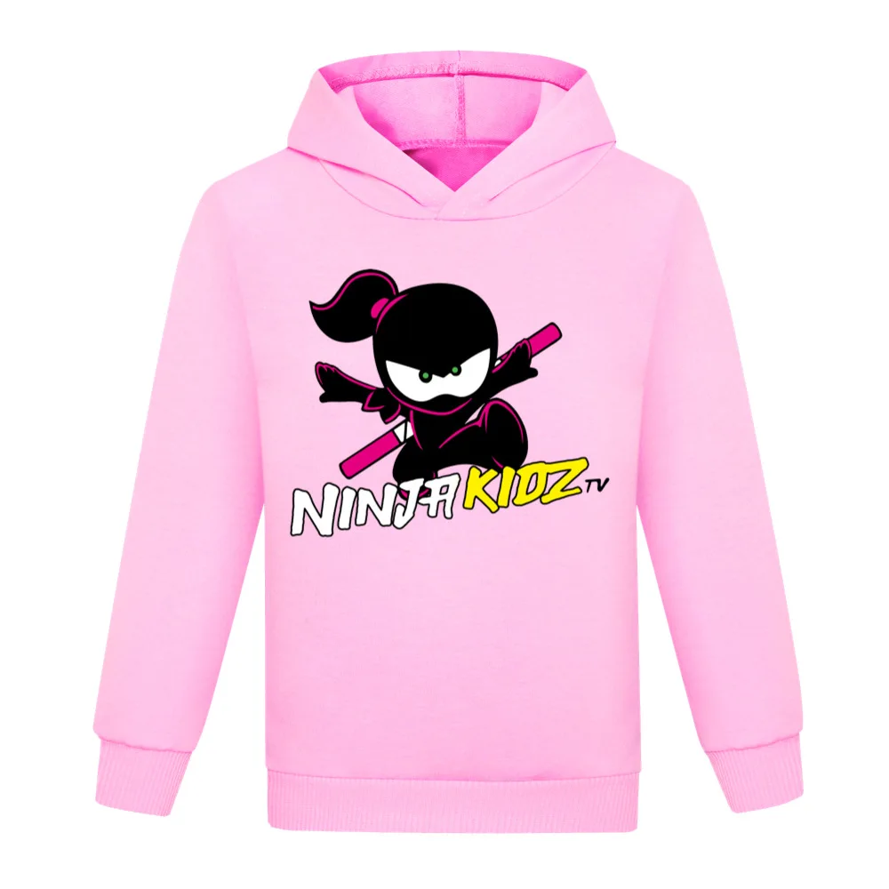 Kids Game NINJA KIDZ Sweatshirt Boys Girls Hoodies Pullover Teenagers Clothes for Children Clothing Casual Coat Tops