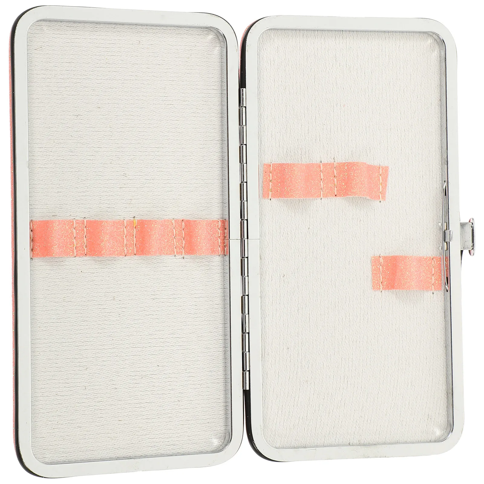 Premium pincet opbergdoos voor wimperextensies Draagbaar compact ontwerp Gladde gouden textuur Make-up gereedschap organizer case