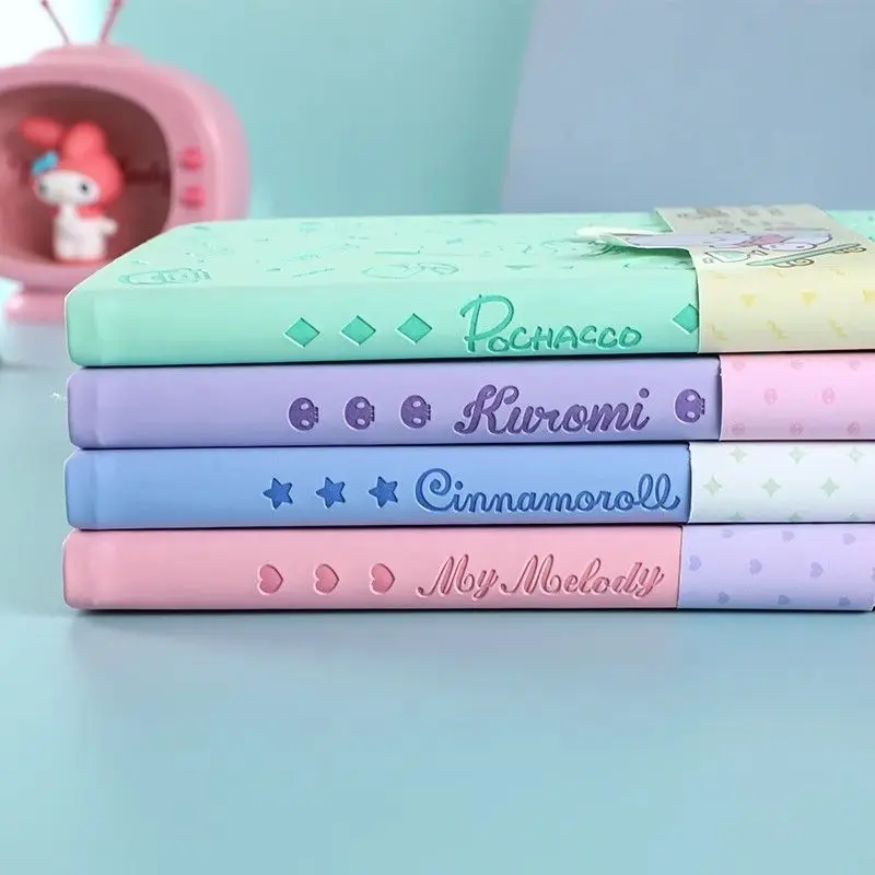 Sanrio Notebook Anime Cinnamoroll My Melody Notepad Kawaii Cute Student Stationery Diary Notebook School Supplies Kids Gifts