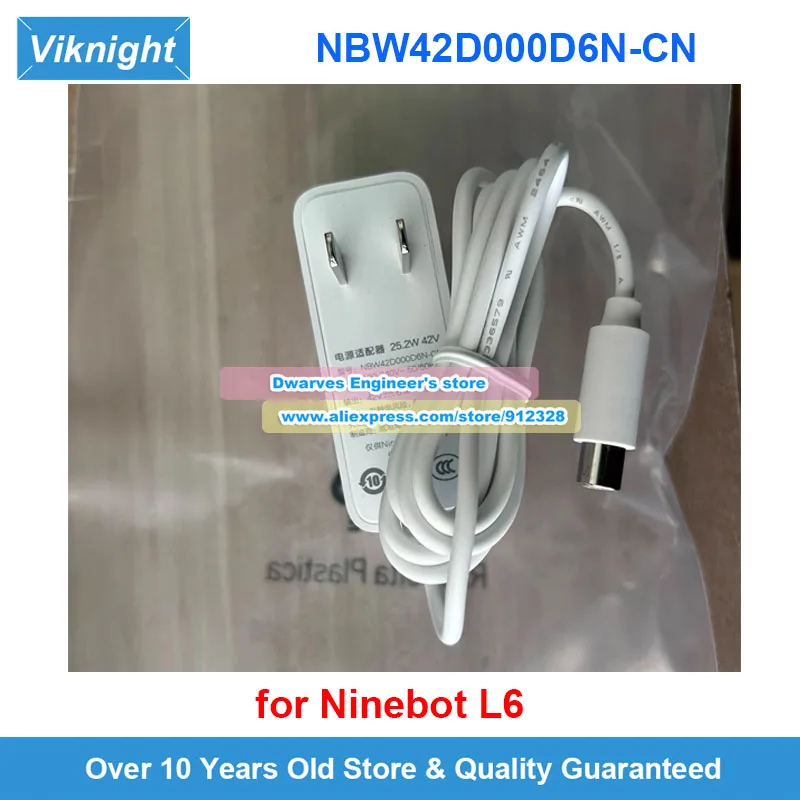 

Оригинальный адаптер переменного тока NBW42D000D6N-CN, 42 В, 0,6 А, зарядное устройство для источника питания с вилкой стандарта США Ninebot L6