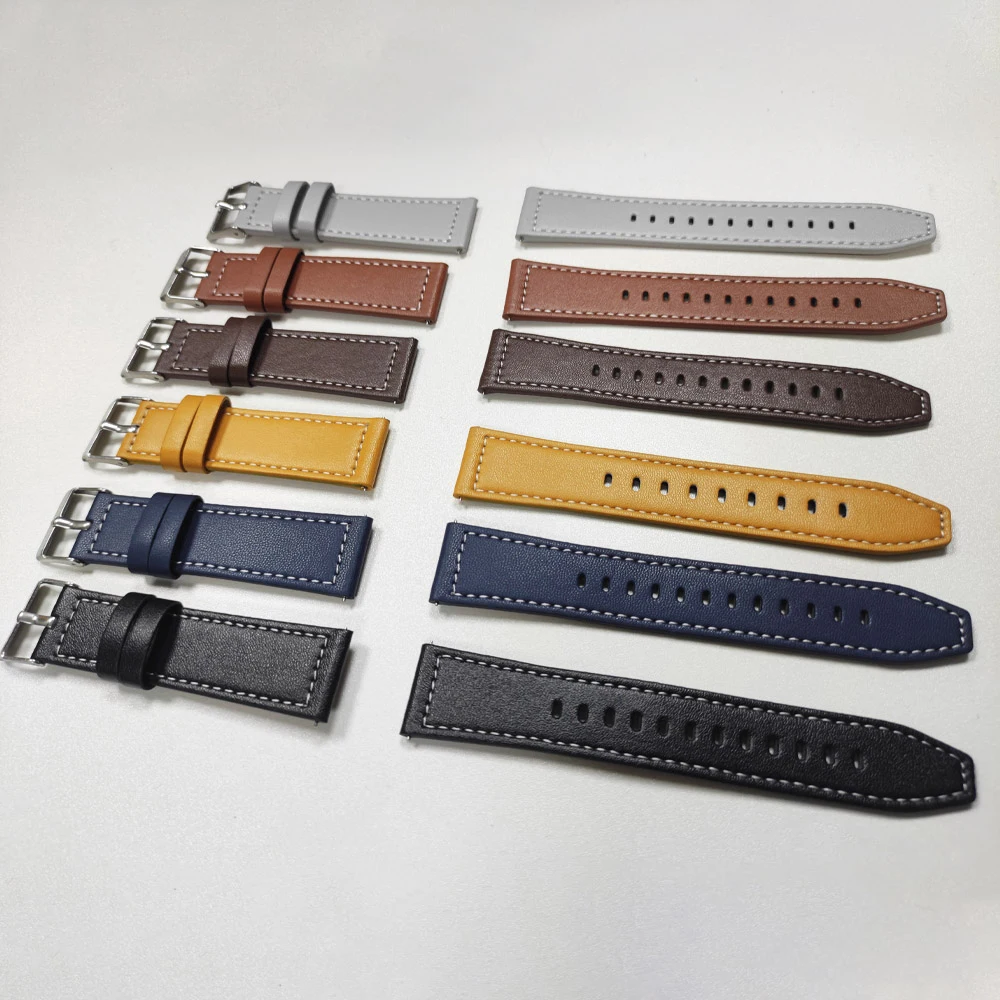 22-mm-Leder-Silikonarmband für Huawei Watch GT6 6Pro GT7 GT5 GT4 46 mm, Ersatzarmband für Samsung Galaxy Watch 3 45 mm, Gear S3. – Detail 13