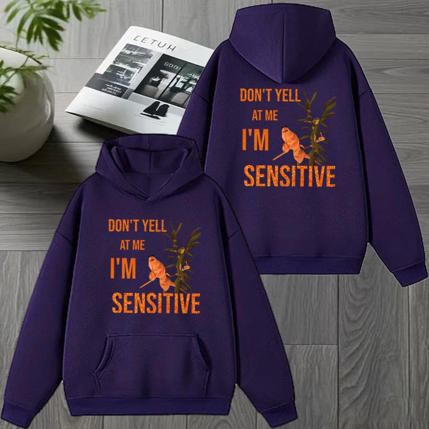 2025 جديد في ماركوس دودة ميمي مزدوجة الوجهين الرسومات قلنسوة سوداء الرجال النساء harajuku كنزة صوف للجنسين عادية البلوز