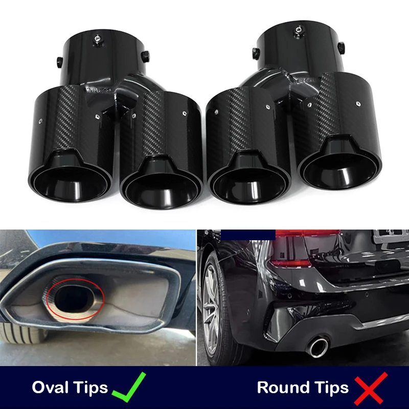 Für BMW M240i M340i M440i G20 G21 G22 G42 Auspuffrohr Upgrade Quad Schalldämpfer Endrohr Spitze Düse Auspuff Kopf