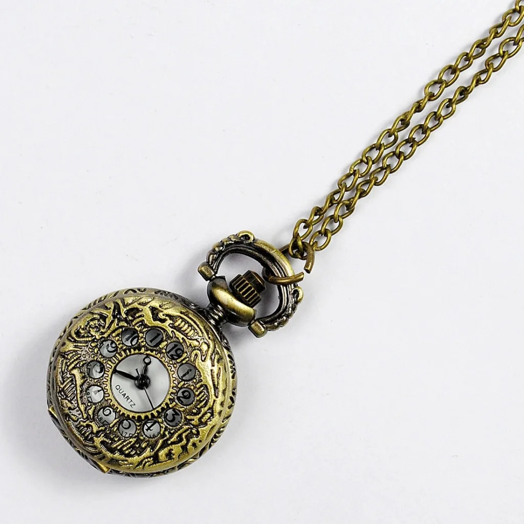 Vintage Pocket Watch,Necklace Paired With Pocket Watch,Multiple Styles To Choose From,Small Flip Pocket Watch,For Men Women