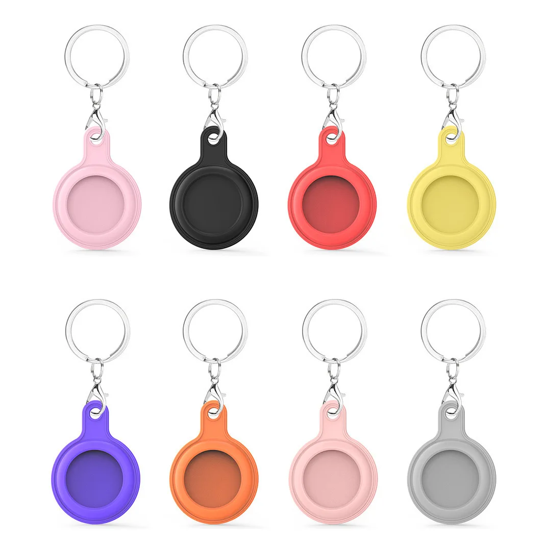 Airtag Keychain Waterproof,Air Tag Holder Case Compatible with Apple AirTag Case for Dog Cat Collar Tracker Key Ring