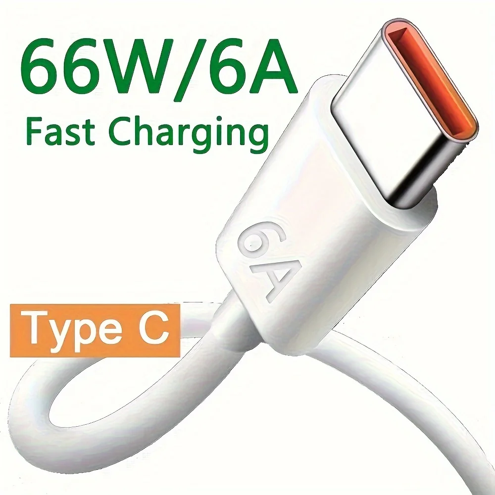 Kabel do superszybkiego ładowania 6A nadaje się do telefonu komórkowego Huawei TYPE-C Xiaomi Android VIVO Apple Flash Charging Charging C