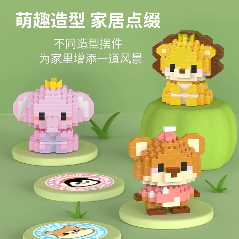 Mini Blocs De Construction Animaux – 13000 Pièces, Panda En Micro-Briques, Déco Mignonne Et Cadeau Original