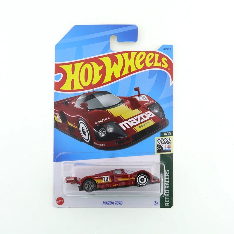 2023-28 Hot Wheels Mini lega Coupe MAZDA 787B 1/64 metallo Diecast Model Car giocattoli per bambini regalo