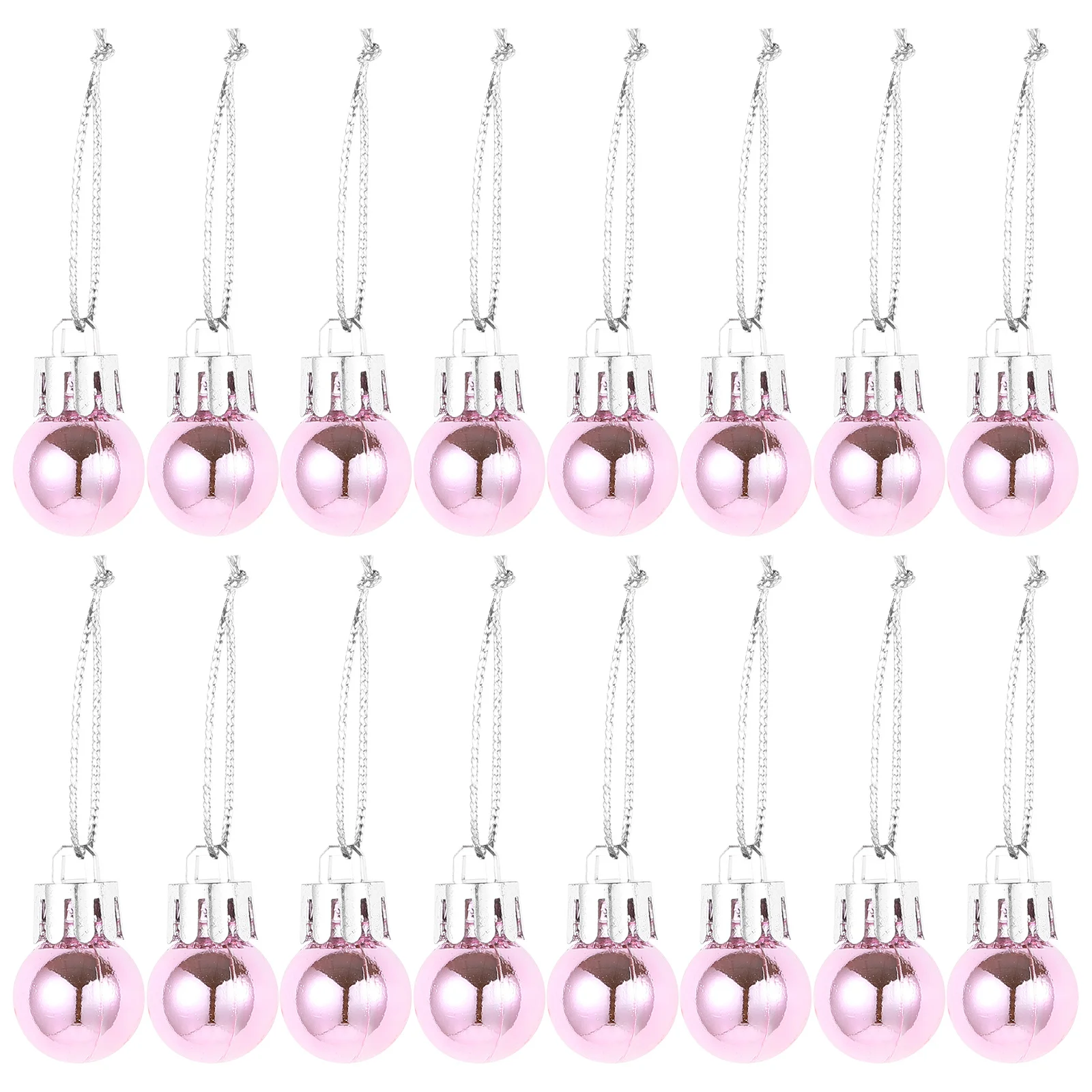 

24Pcs Christmas Pendant Mini Ball Hanging Decor 2Cm Festive Tree Ornament for Patio Bar Doorway Creepy Cloth Display
