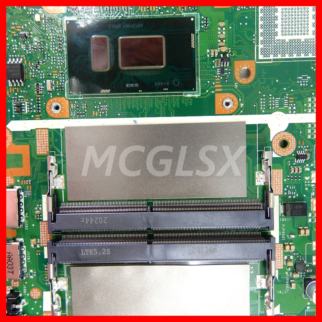 Imagem -04 - Placa-mãe do Portátil para Asus Mainboard para Asus X507ua X507ub X507ubr X507uar Y5000ub X507uf I37200u Cpu