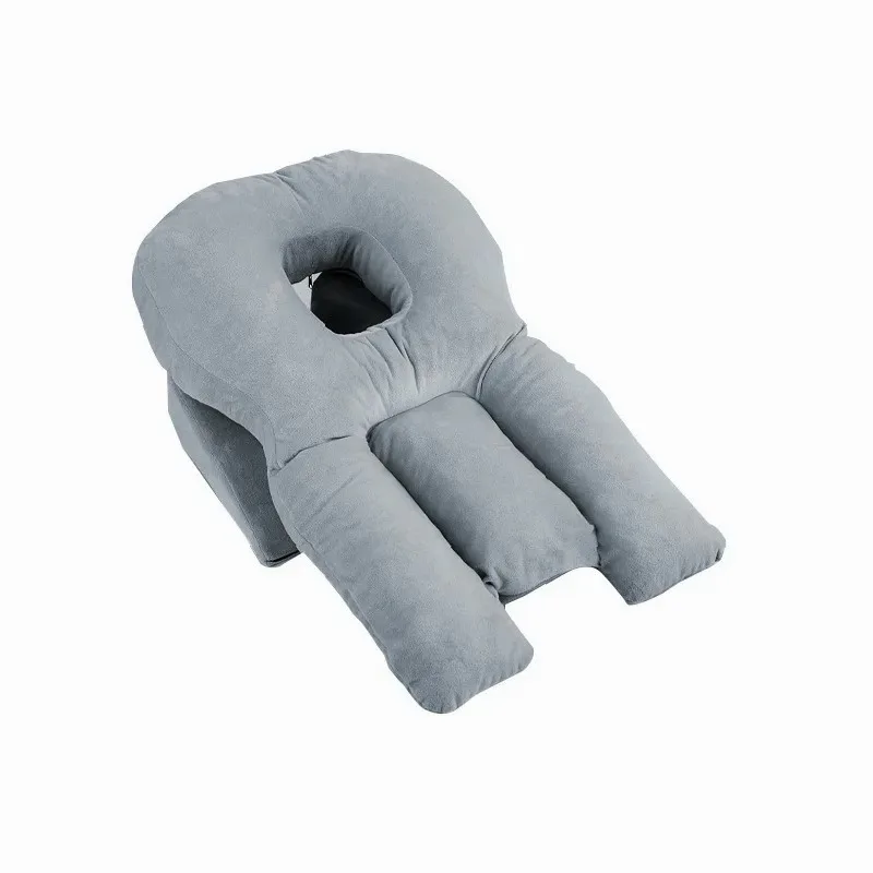 

Eye Surgery Recovery Face Down Pillow | Adjustable Airflow Soft Support | Small Face Fit Stomach Sleeping Pillow