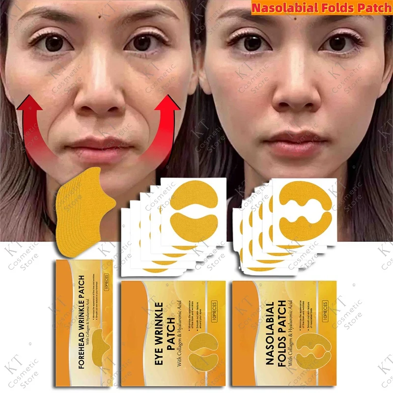 

Nasolabial Folds Patches Contain Collagen Hyaluronic Acid Firming Fade Fine Lines Deep Moisturizing Facial Mask Anti Wrinkle Set