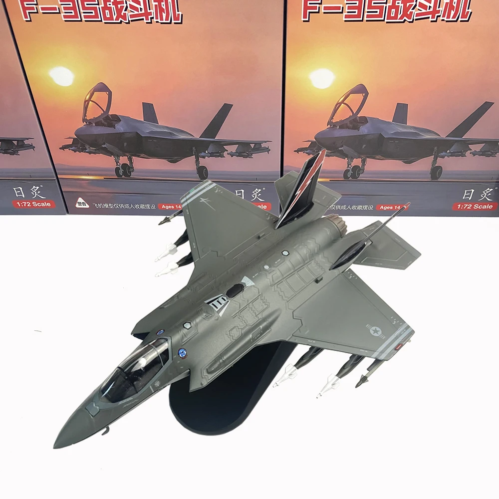 1:72 Scale US Army F-35A F35 F-35 Lightning II Joint Strike Jet Fighter Metal Plane Aircraft Model Ornament