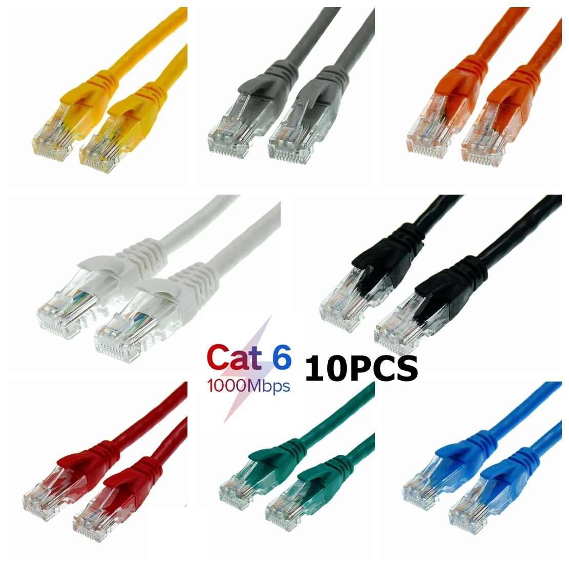 Short CAT6 RJ45 CAT 6 CAT6e cat5a UTP Ethernet Network Router Modem Cable Male to Male RJ45 Patch LAN cable Cord 15cm 30cm 1m