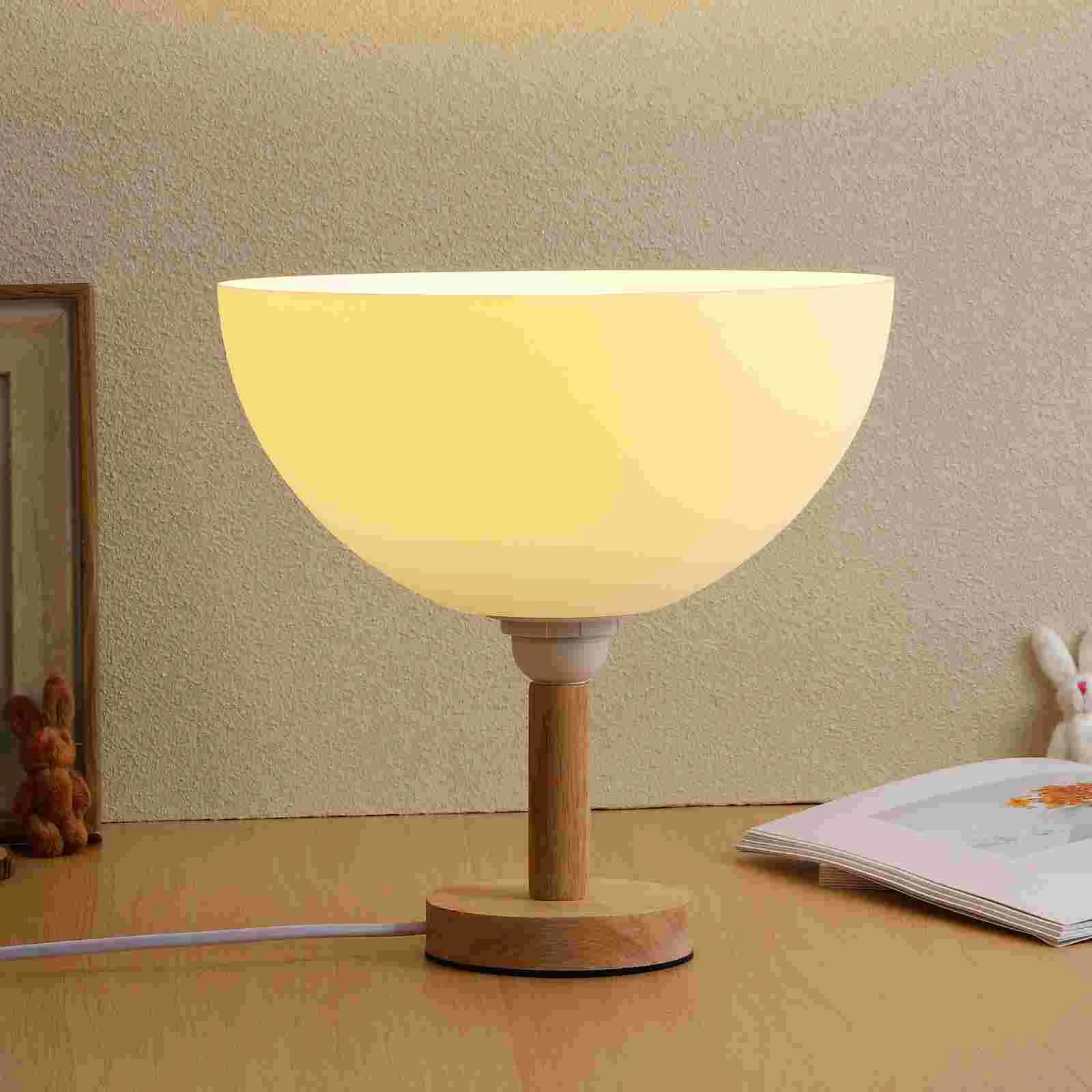 4 Pcs Reflective Fabric Stripe Small Mushroom Lampshade Shades for Floor Plastic Lampshades Cover Flowerpot Sleeve White