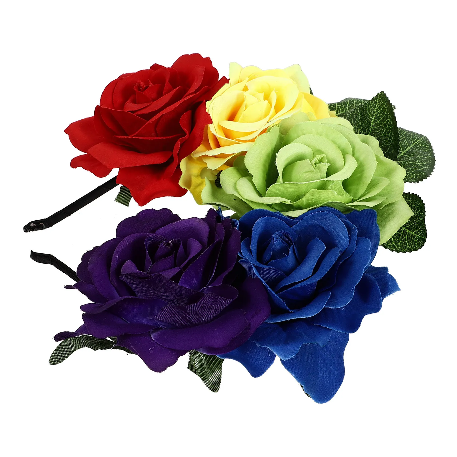 

1Pcs Flower Hairband Halloween Decoration for Women Girls Creative Rose Headdress Party Hair Decor Role Play Costume Essential