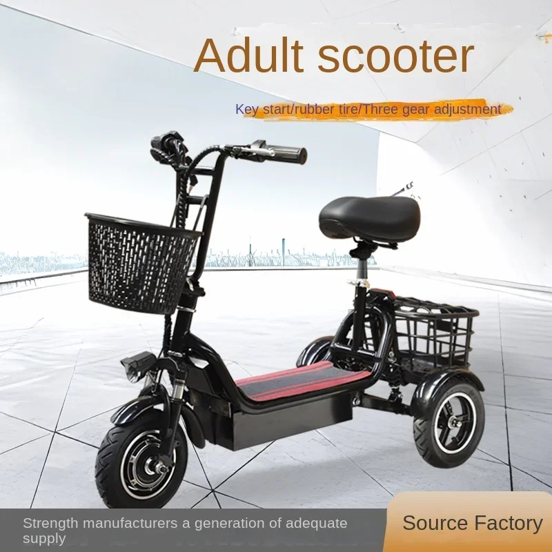 Small Electric Tricycle for The Elderly To Buy Food