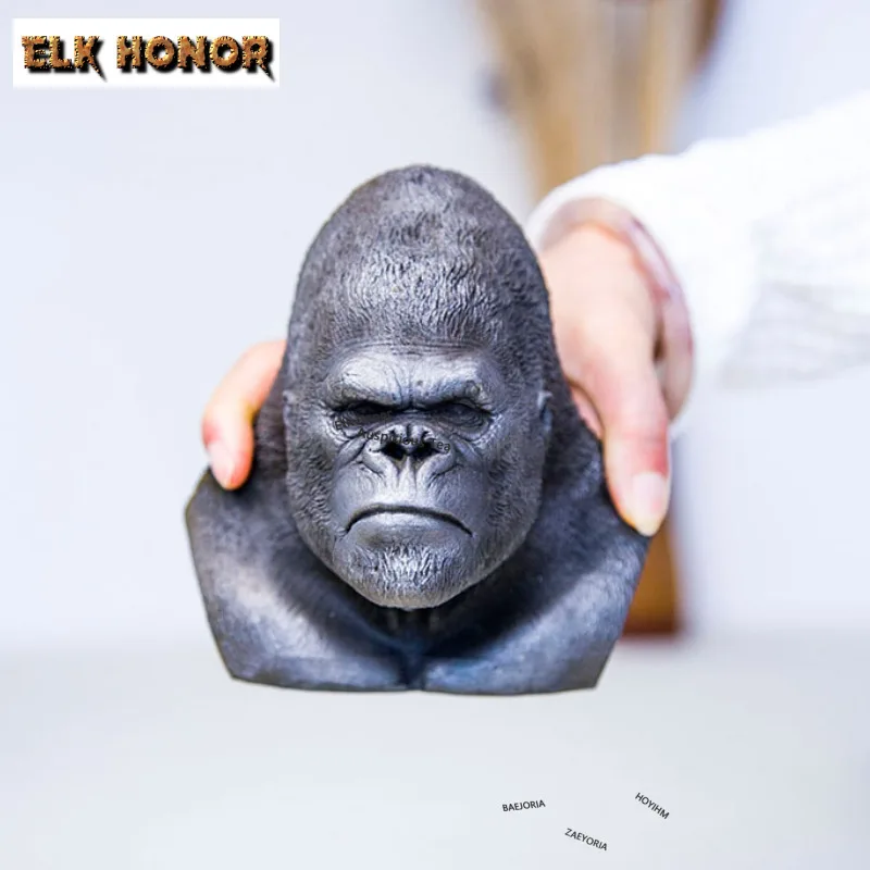 ZAEYORIA Hand-made Orangutan Resin  Ornaments Home Living Room Sculpture Study Desk Decoration Crafts Office Table Lucky Model