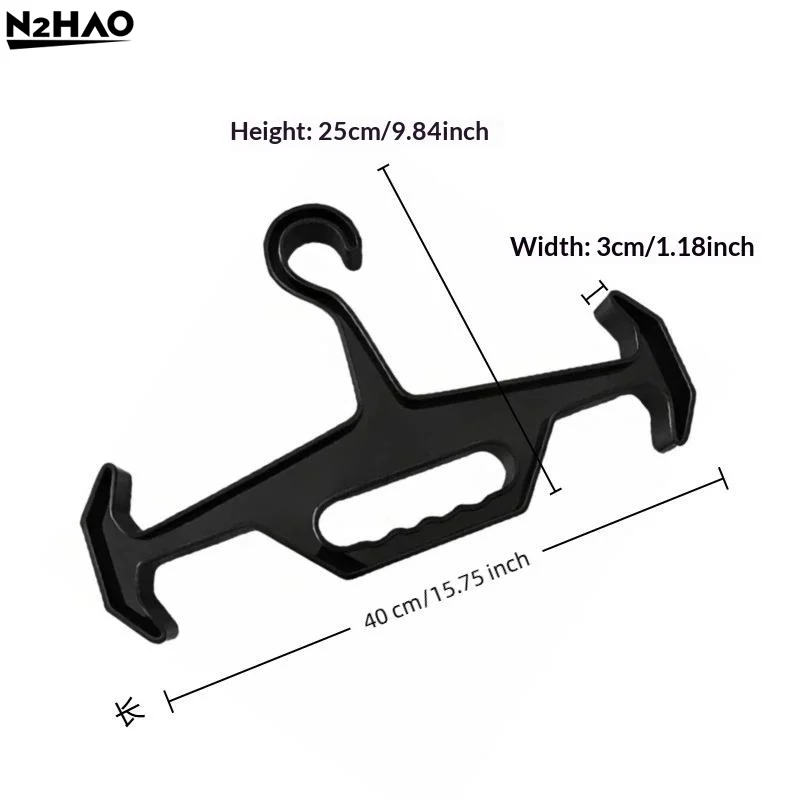 1PCS clothes hanger Heavy Duty Hanger Hunting Tactical Vest Hanger Diving Suits Paintball Airsoft Equipment Display Rack - view 6