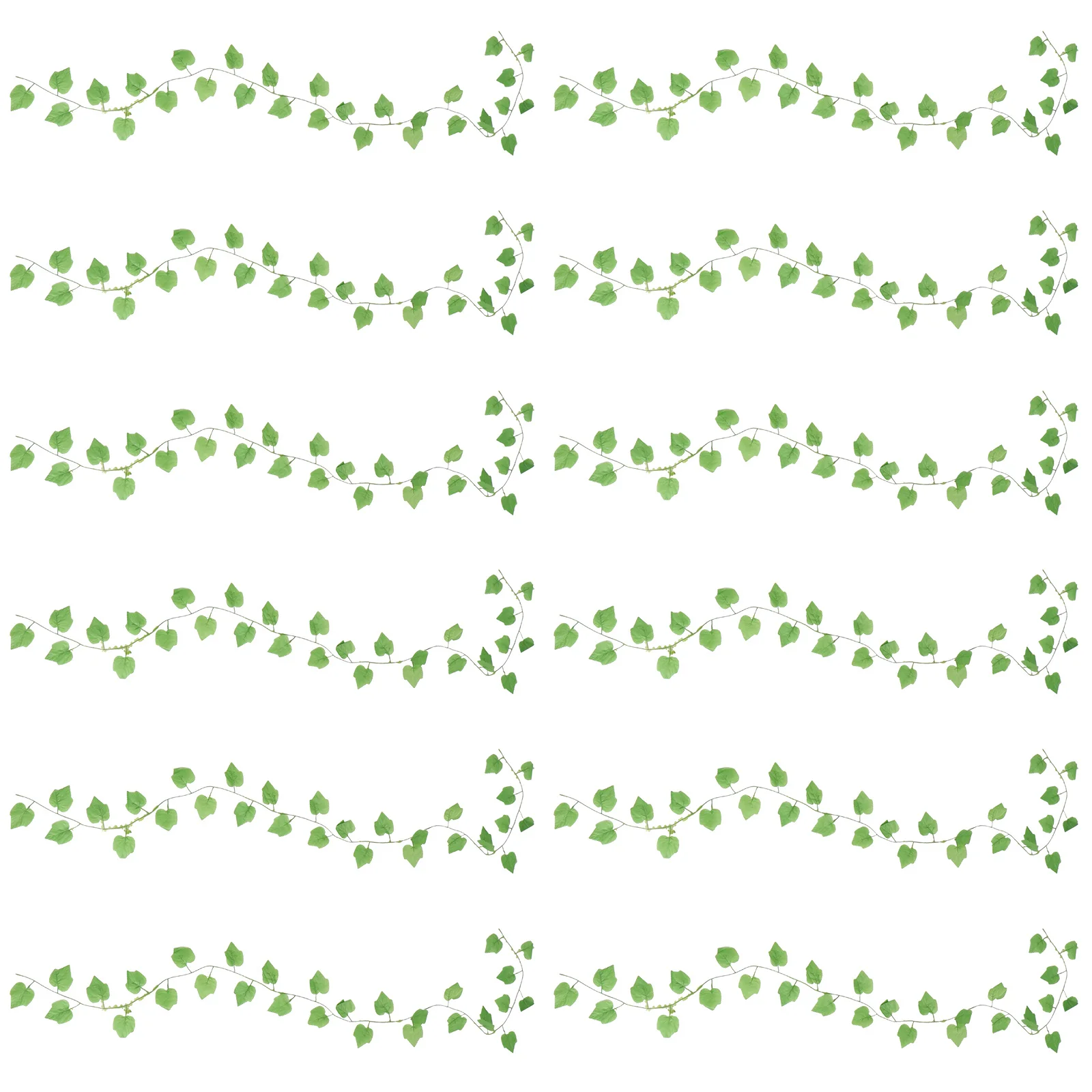 12 قطعة أوراق العنب المقلدة كروم الروطان نابض بالحياة أوراق اصطناعية ديكور الروطان لمحاكاة مرآة نافذة الحائط