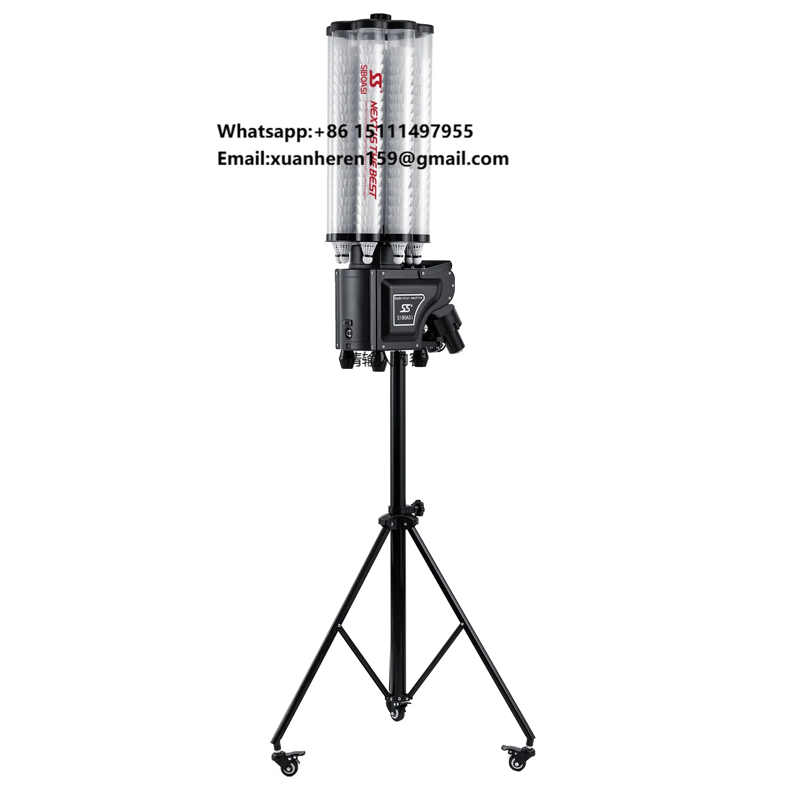 B2000 High Quality and Cheap Price Badminton Racket Net Machine Shuttlecock Feeding Equipment