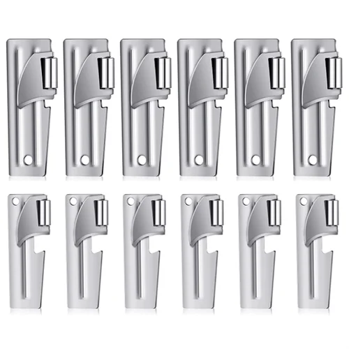 Abrelatas Y31A P-38 y P-51, abrelatas de acero inoxidable para acampar, abrelatas portátil para cocina, viajes, Camping