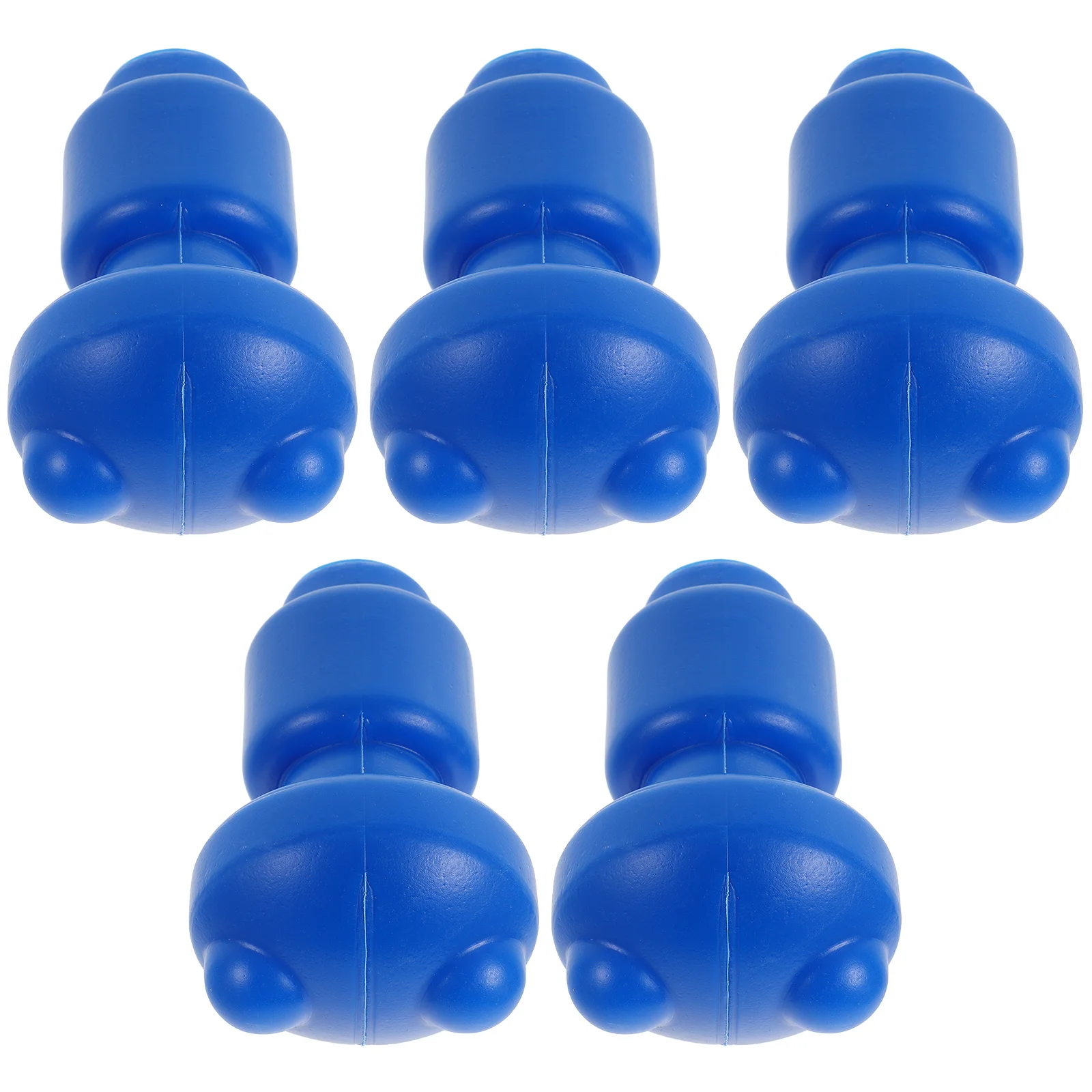 

5Pcs Trampoline Tube Caps Plastic Pole Covers Secure Fit Pole Top Caps Trampoline Safety Accessories Replacement Parts
