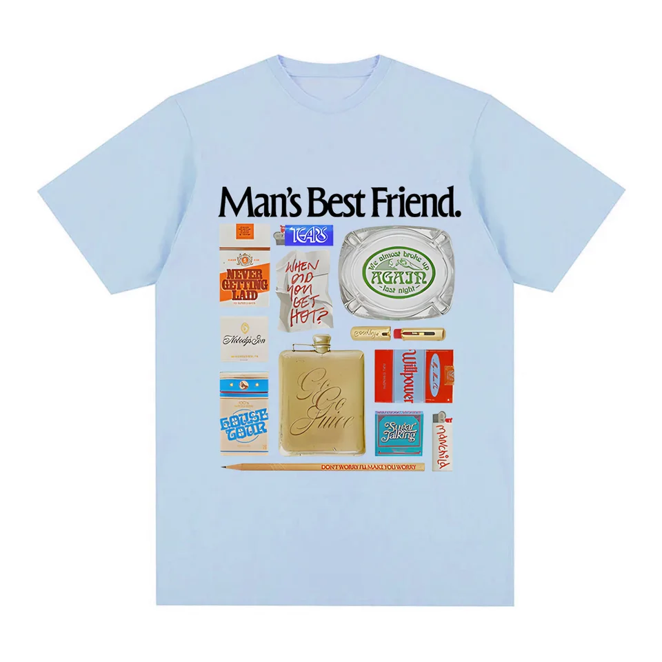 90s man's best friend tシャツ Sabrina Carpenter-MaN's Best FRIEND ObJect T-ShIrt T Shirt Summer