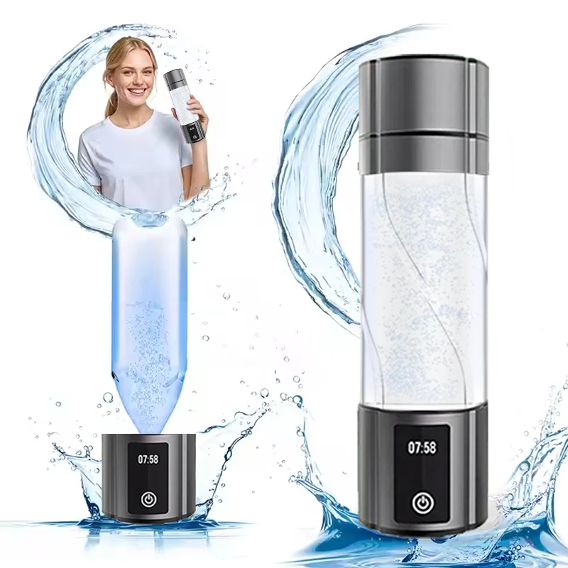 

Portable Hydrogen Water Generator 300ML Fast Electrolysis Hydrogen Water Bottle SPE PEM Molecular Hydrogen Water Maker