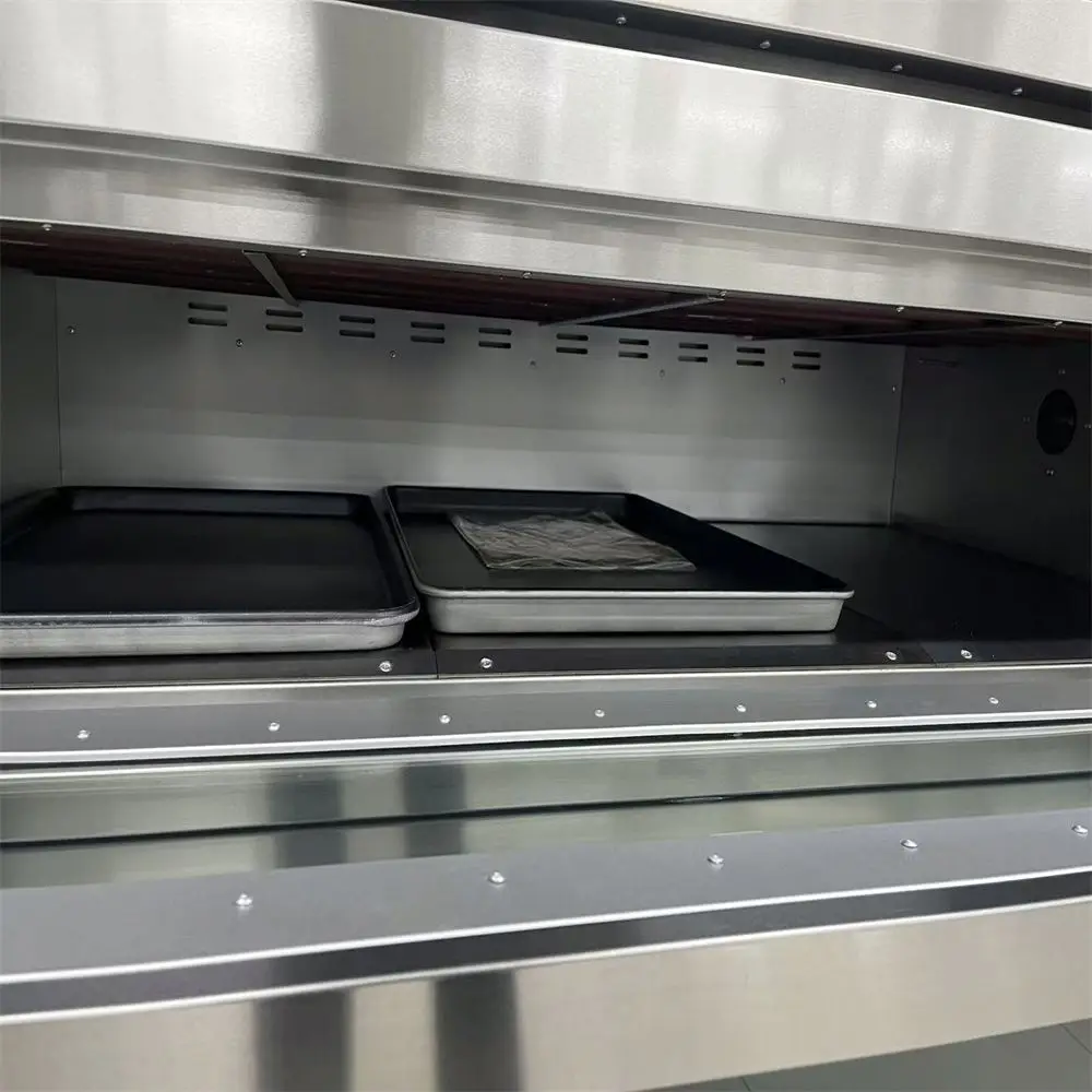 

【specialized】Electric Automatic Commercial Type Three Layer Nine Tray Stainl s Steel Prof sional Baking Oven