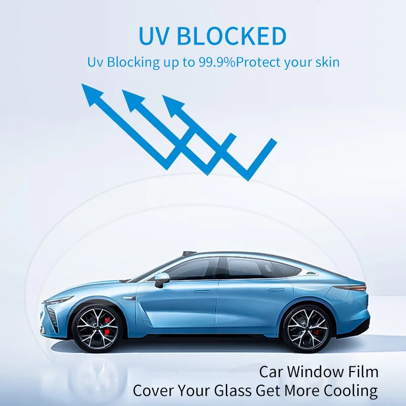 Ir 99 Vlt 35 زجاج نافذة السيارة نانو السيراميك فيلم الشمسية الخصوصية فيلم العزل سوبر واضح العزل شباك الفيلم