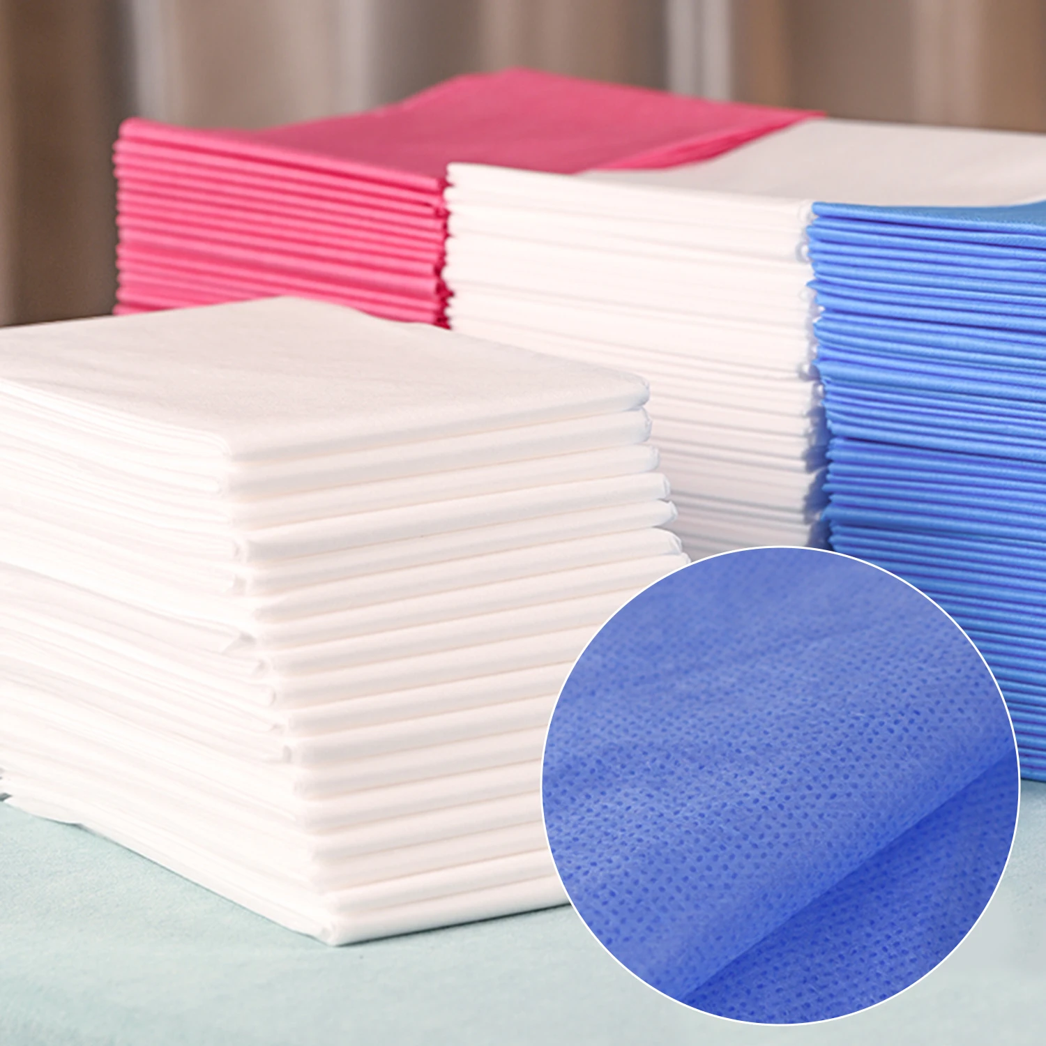 100pcs Disposable Bed Sheets Tattoo Bedroom Massage Table Sheet Beauty Salon Spa Non-woven Pillow Waterproof Stain Resistant