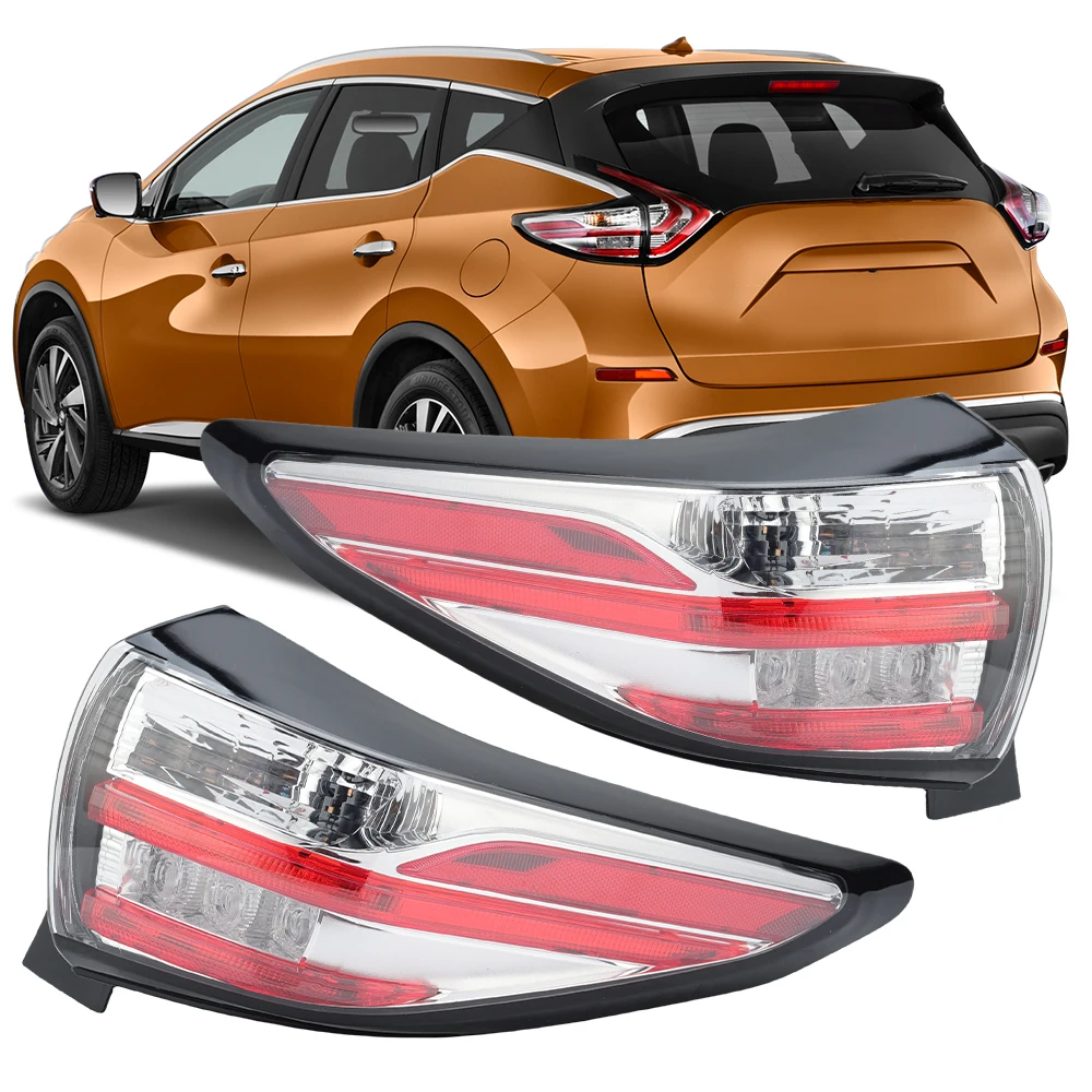 

Tail Light for Nissan Murano 2015 2016 2017 2018 Outer Rear Light Brake Lamp Fit Replace 265555AA0B 265505AA0B Left/Right