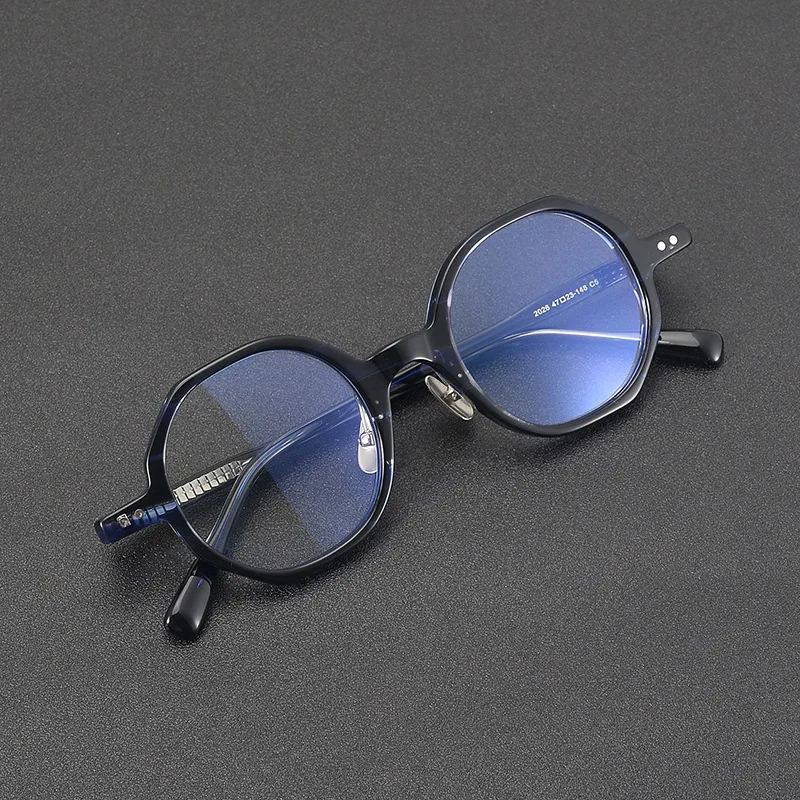 

Высший класс дизайн, овальная титановая женская оправа 2026, модные очки, антисиние ацетатные очки по рецепту, мужские оптические очки для близорукости