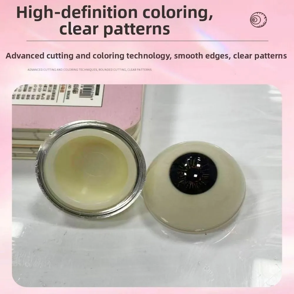 1pair 20mm Acrylic Fake Eyes Eyeballs with 3 Dimensional Fitting Eye 10 Styles Silicone Doll Simulation Eyeballs