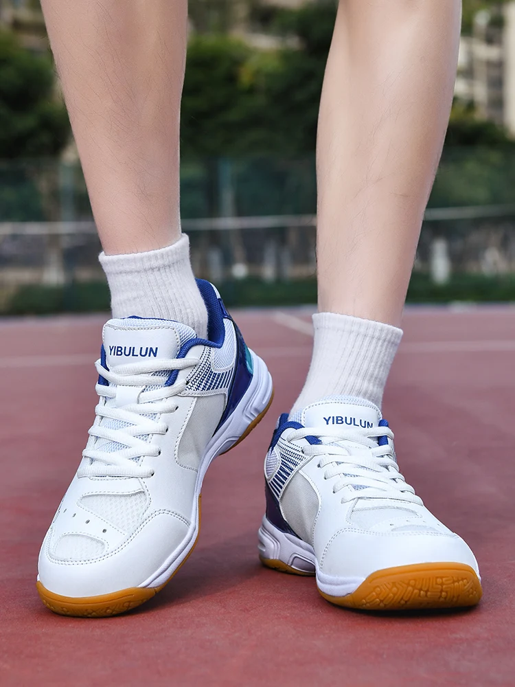 Herren-Badmintonschuhe, Multisport-Indoor-Sneaker, rutschfest, stoßdämpfend, atmungsaktiv, für Tischtennis- und Volleyballtraining – Detail 11