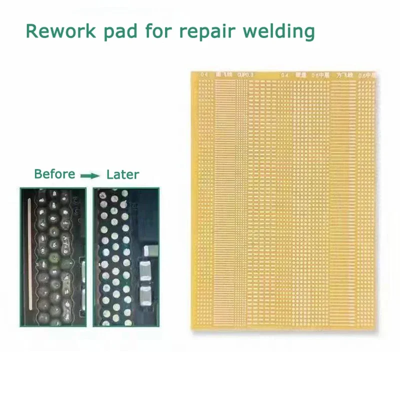 Imagem -05 - Jump Wire Rework Pad para Reparação de Soldagem Bst66 em Reparação Motherboard Drop Point Special Weld Plate Batch Needle