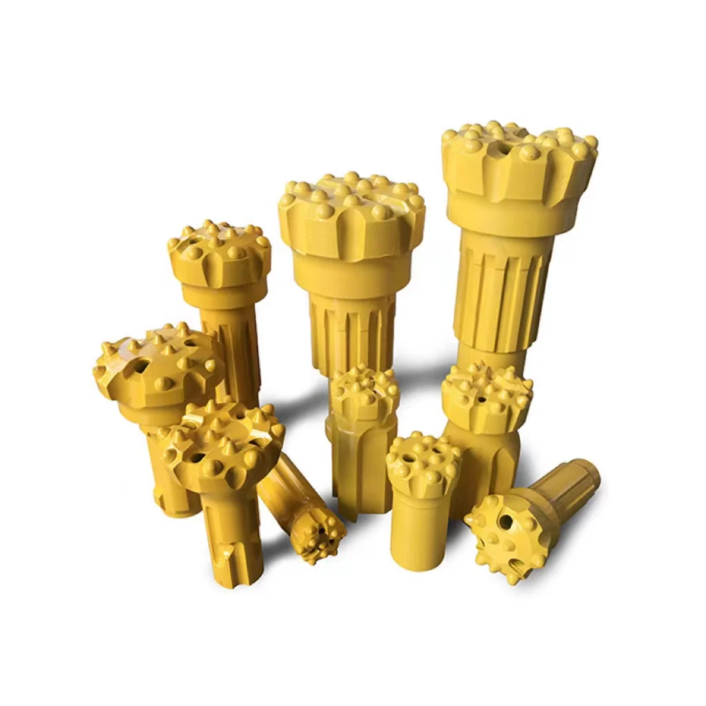 Low Air Pressure CIR 90 Series DTH Hammer Rock Drilling Bits