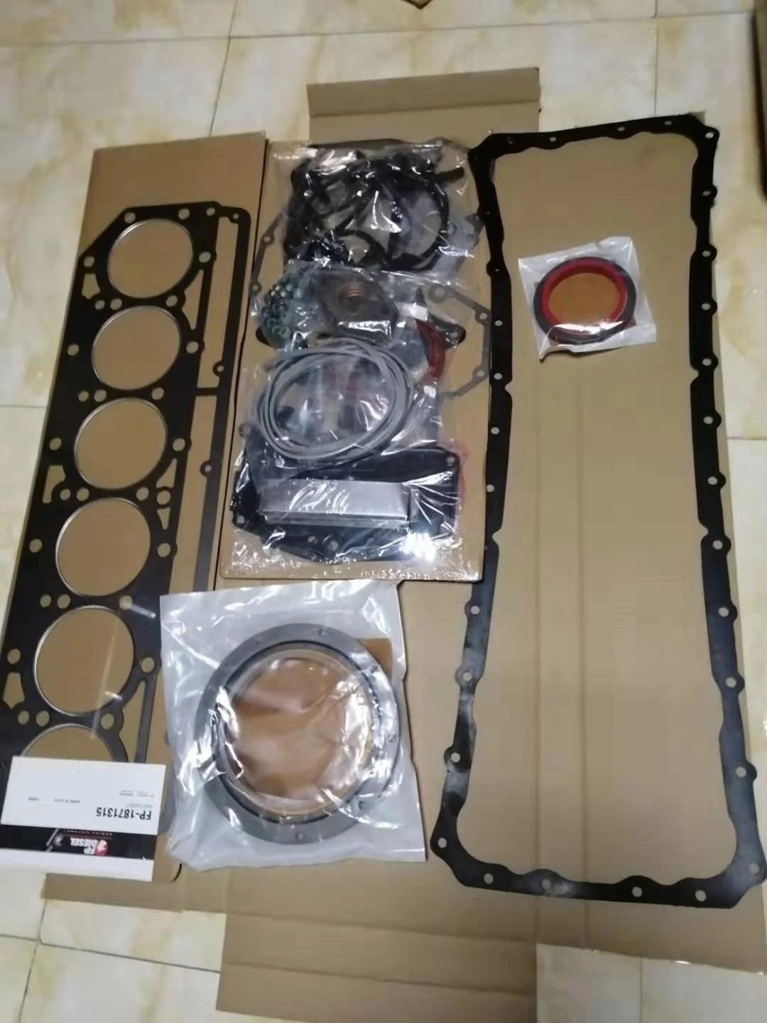 Excavator engine parts C9 Gasket Kit C9 Overhaul package For CAT E330D Excavator 187-1315