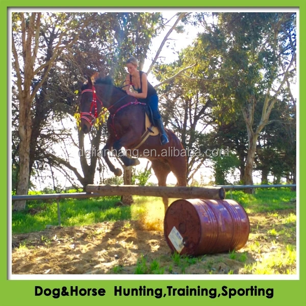 سرج غربي مزدوج الأنف من الماس لركوب الخيل مصنوع من النايلون المتين والجلد PVC على الطراز الأسترالي مع رسن من النايلون #4