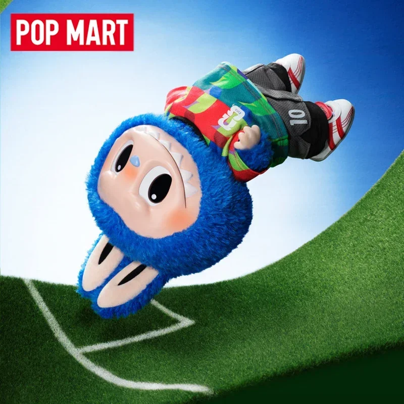 

POPMART LABUBU THE MONSTERS FIFA Серия Catch the Win: Виниловая плюшевая кукла, коллекционная загадочная коробка-сюрприз, игрушка-украшение