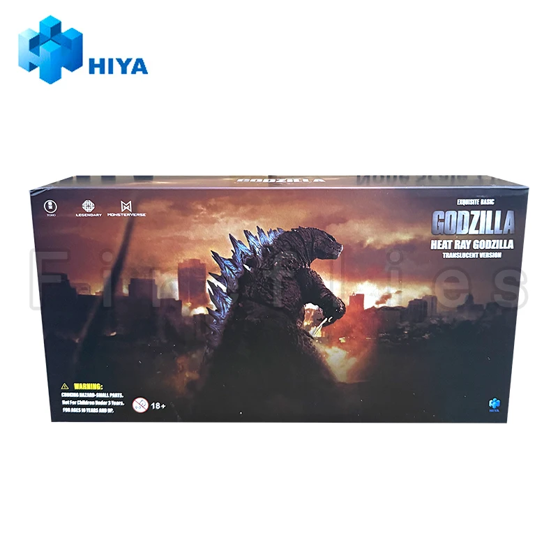 18CM HIYA 7 pollici Action Figure Exquisite Basic Series Godzilla 2014 Godzilla Translucent Ver.